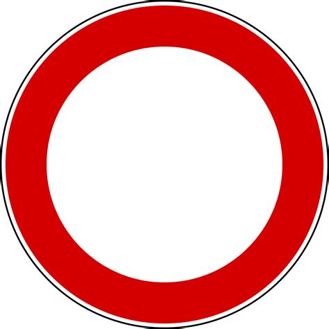 segnali stradali divieto di transito
